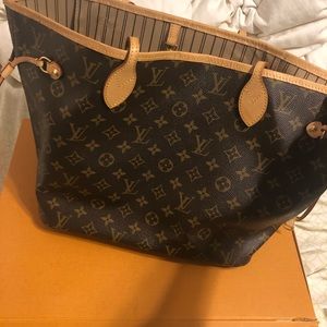 Authentic LV Neverfull Monogrammed shoulder bag
